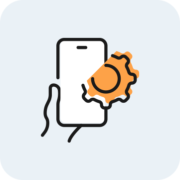 service08 スマホのイラスト